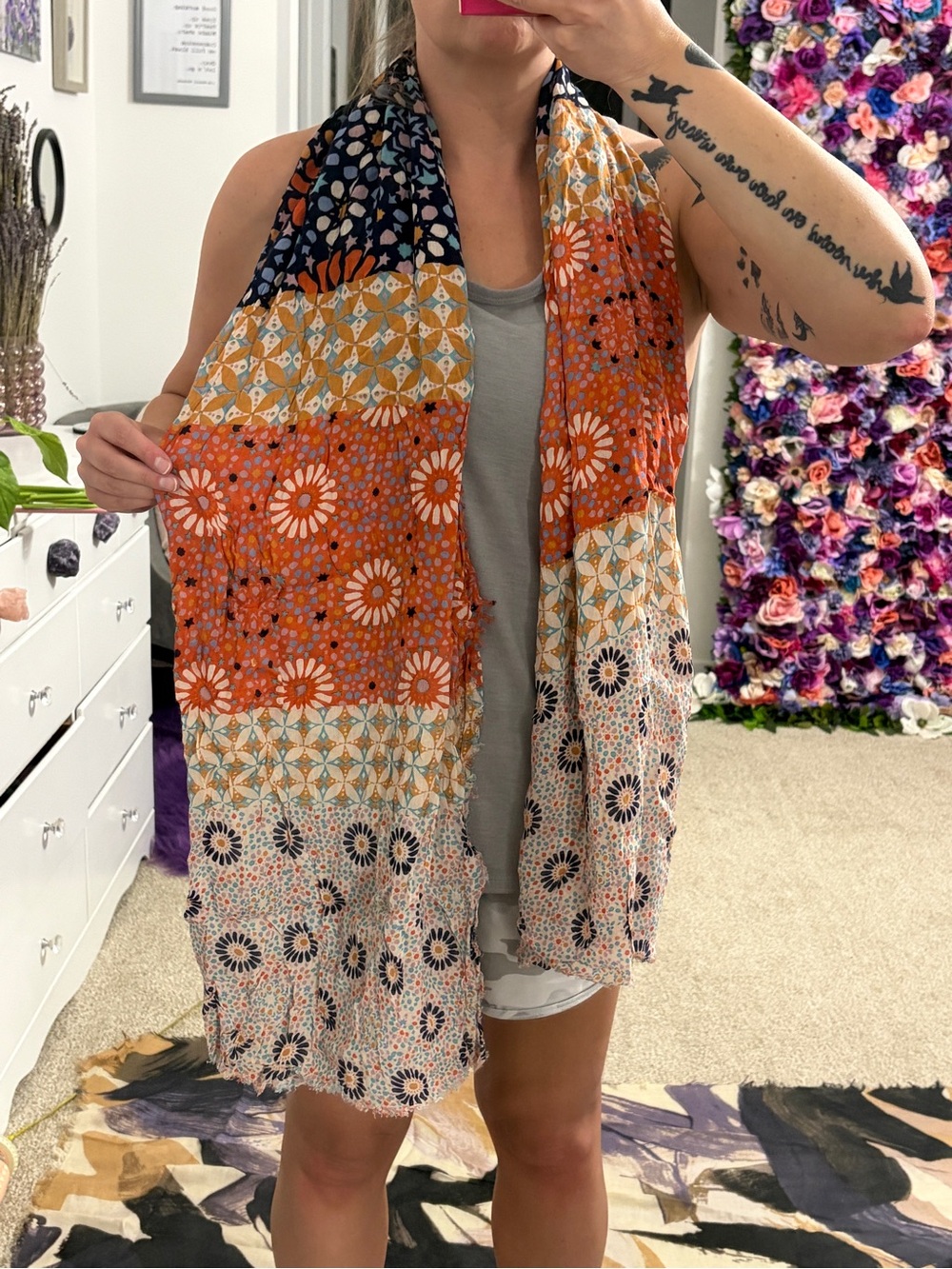 Lightweight Printed Scarfs (2 total)